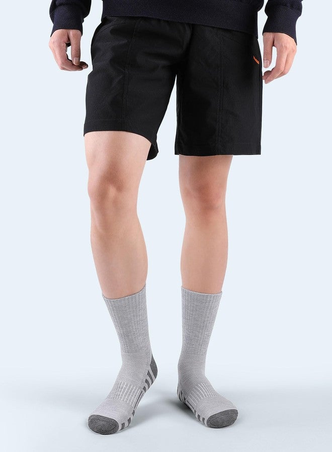 Airacker Athletic Socks Sport Running Calf Socks Performance Cushioned Breathable Crew Socks for Men Women(6 Pairs) - Image 4